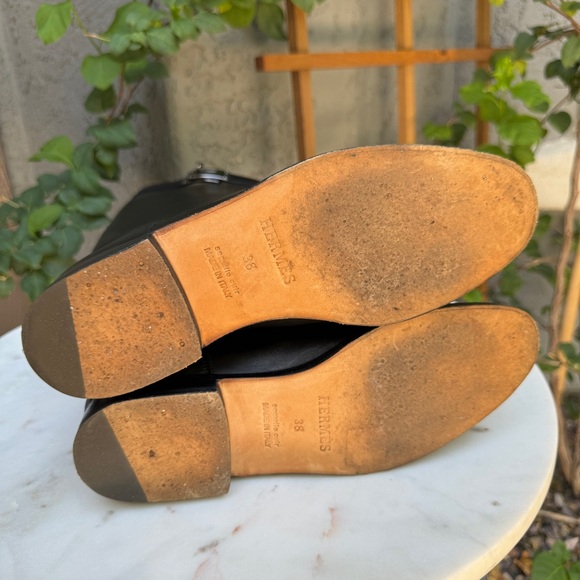 SOLD Hermes Leather Tall Jumping Kelly Riding Boots - Picture 16 of 16